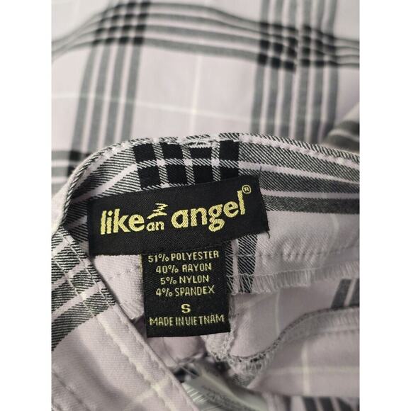 Like An Angel Women's Size Small Stretch Skirt Overall Color Violet/Black NWT - Picture 7 of 8